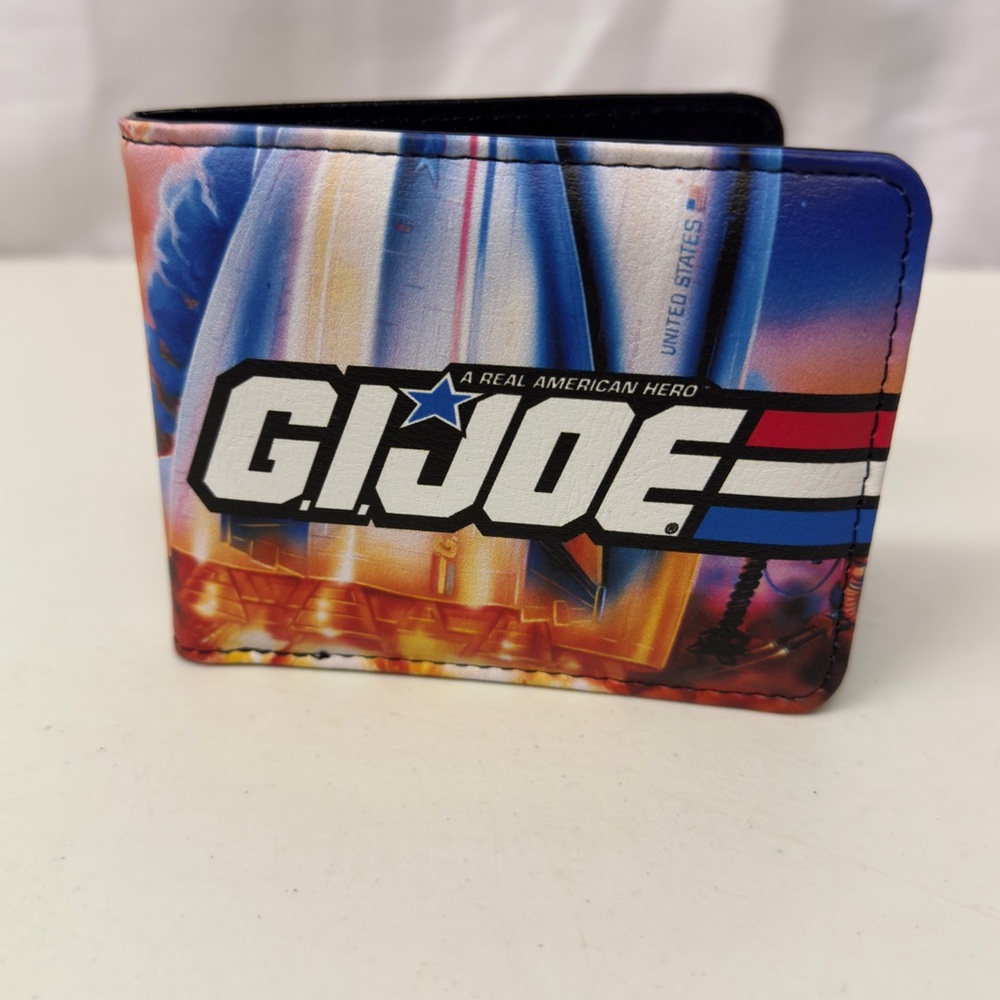 Buckle-Down G.I. Joe Fold Wallet in Blue, Red, White